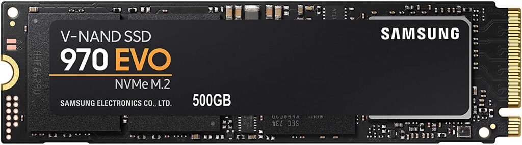 SSD 970 EVO NVMe M.2 500GB